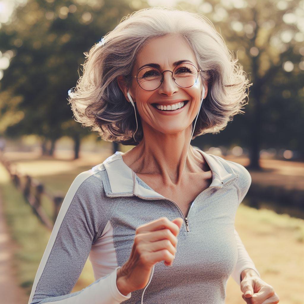 mujer menopausia haciendo ejercicio huesos fuerte osteorporosis tratar con productos naturales de herbolario