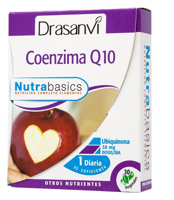 Coenzima Q10 30 Cápsulas Nutrabasics Drasanvi