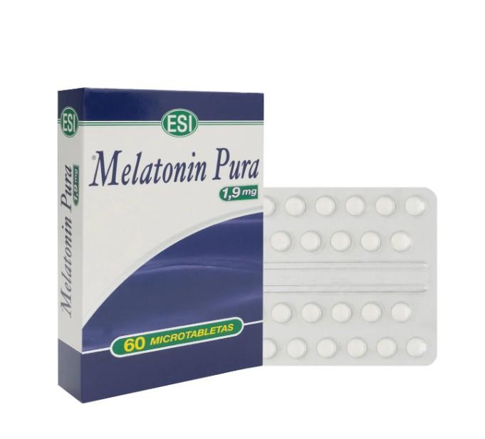 melatonin pura 60 caps 1,9mg